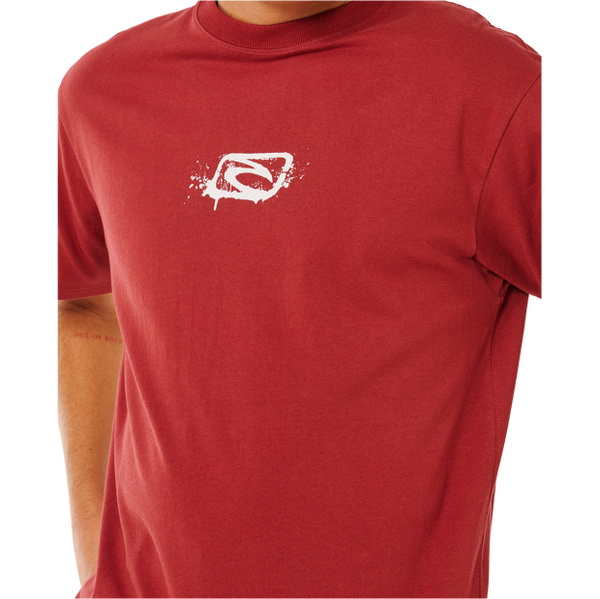 2026 Rip Curl Herre Medina Inner Vision Spray Tee 0XEMTE - Merlot